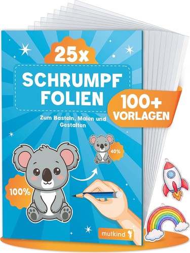25x schrumpffolie set mit - schrumpffolie, [mit