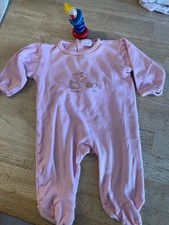 Baby*Strampler*Baumwolle*rosa*Gr.62/68