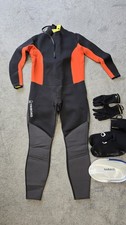 Decathlon Tribord Ganzkörper Nassanzug - Unisex Gr. XXL Moosgummi + Zubehör