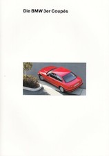 BMW 3er COUPE E36 316i 318is 320i 325i Youngtimer Prospekt Brochure 1993 J