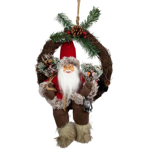 Weihnachtsmann 30cm kranz - weihnachtsmann, im