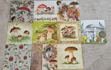 10  Servietten Herbst Pilze Fliegenpilz Steinpilz Pilz S121