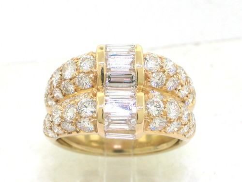 Diamant ring 750 gelbgold - 750, 18kt