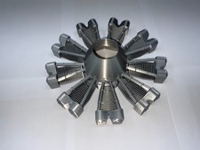 9-Zylinder Sternmotor Attrappe