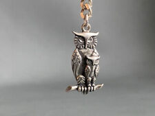 Eule Schlüsselanhänger 925 Silber