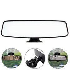 24cm Weitwinkel Innenspiegel Saugnapf Spiegel Rückspiegel Universal KFZ Auto