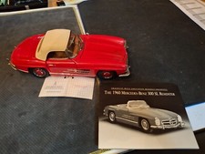 franklin mint 1:24 Mercedes Benz 300 SL Roaster BJ 1960 Ohne OVP