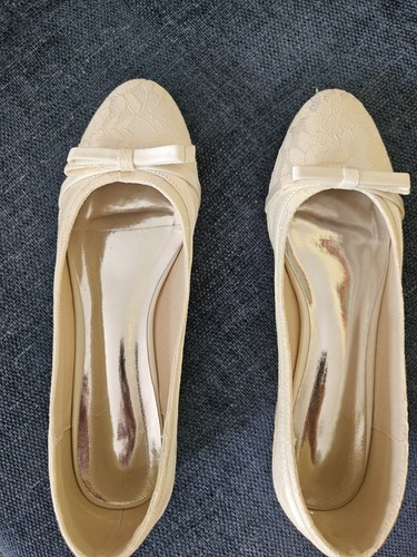 Damen pumps ivory - pumps, satin