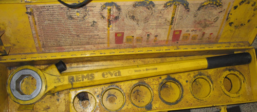 Rems gewindeschneidratsche eva - gewindeschneidratsche,