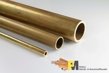 Messing Rohr MS58 CuZn39Pb3 / Ø 60mm, Wandstärke + Länge wählbar