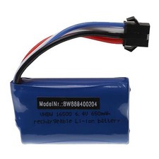 RC Akku für Wltoys 18628, 18629 Modellbau SM-4P 650mAh 6,4V