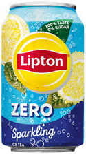 Lipton - Ice Tea - Zero Sparkling - Eistee - 24 x 0,33L Dosen BE - Zuckerfrei