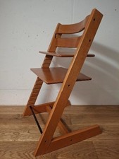 Kinderstuhl Stokke TrippTrapp, gebraucht, Buche massiv/Kirsche gebeizt