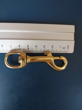 Bolzenkarabiner messing