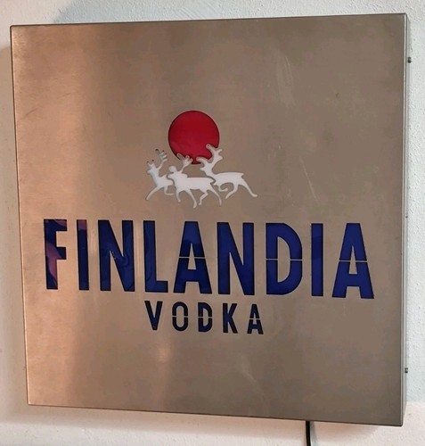 Leuchtkasten finlandia vodka - finlandia,