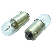 10x Ba9s T4W Metall Sockel Glas Lampe Lima 12V 4 Watt Standlicht Glühbirne Birne