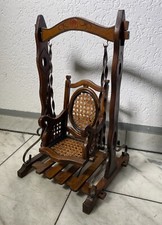 Antike Puppen Schaukel Holz