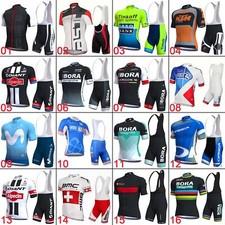 Radtrikot Set Herren Bike Kit Kurze Ärmel Gepolsterte Shorts Quick-Dry Max Cool