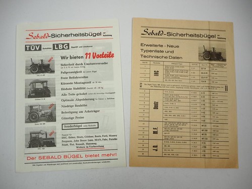 Original prospekt sebald - 2x,