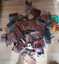 Playmobil Fort Saloon Kutsche diverse Zubehörteile Konvolut (9)