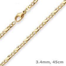 4mm dollarkette goldkette - dollarkette,