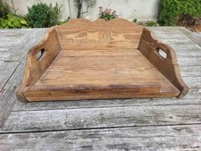 alte Dekoration Holzablage, Tablett