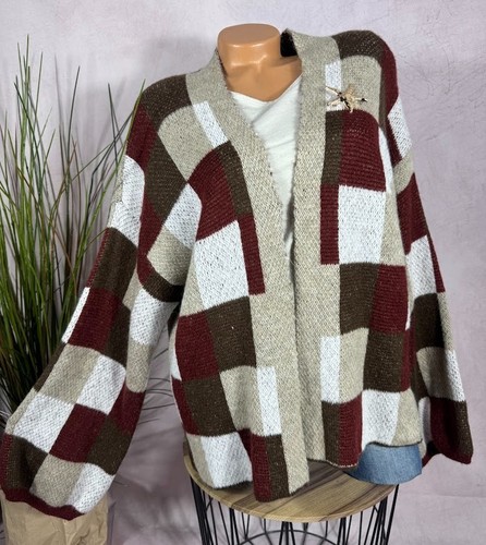 Flauschiger oversize cardigan - flauschiger,