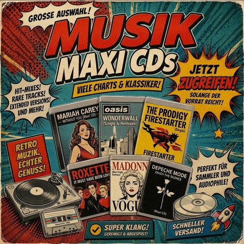 Musik maxi cds techno - musik,