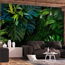 Pflanzen Natur Dschungel Bunt VLIES FOTOTAPETE 3D WOHNZIMMER TAPETE WANDBILD XXL