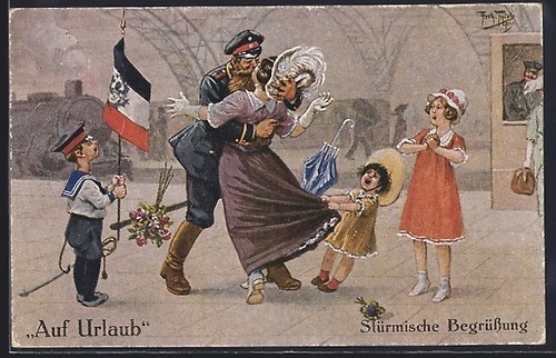 Künstler arthur thiele - künstler-ak,