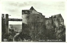 AK Leibertingen - Burg Wildenstein im Donautal - 1943 gel. Luftpost-Werbestempel