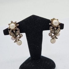 D80#  Paar Jugendstil Diamant