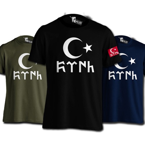 Göktürk türk shirt - göktürk, mit