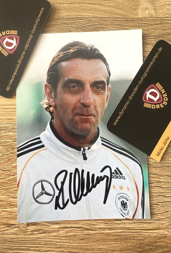 Autogrammfoto ralf minge dfb - autogrammfoto,