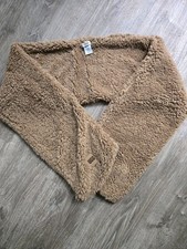 UGG sehr weicher Teddyfell Schal cognac Braun Neu o. Etikett