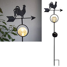 LED Solar Wetterhahn mit Kugel