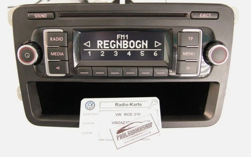 Rcd 210 mp3 - radio, code