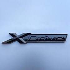 BMW XDrive Emblem Logo Schriftzug Schwarz Glanz M X1 X3 X5 X7 3 4 5 6er F30