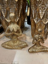 Figur Skulptur Yoga Lotus Sitz