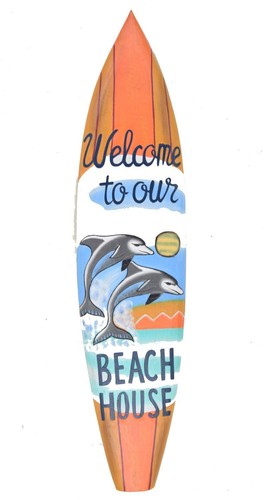 Surfboard 100cm beach - surfboard, house