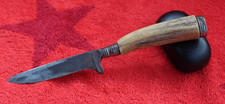 Antikes Messer mit Hirschhorn-Griff – stark gebraucht – Deko / Sammler – alt