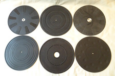 Plattenteller aufläge Gummimatte Konvolut 6st  /2