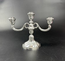 BRUCKMANN antiker Kerzenleuchter Silber 835 Barock Stil candle holder 524 g