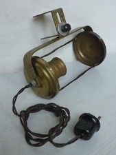 alte Piano Klavier Klemm Bilder Lese Bett Lampe rund M.K. D Art Deco Metall