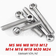 Augenschrauben DIN 444 Edelstahl M5 M6 M8 M10 M12 M16 M18 M20 M24 Augbolzen V2A