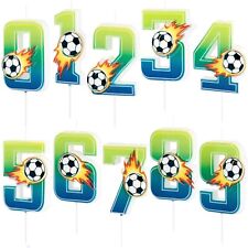 Kuchenkerzen Fußball Fussball Kuchen Kerzen Geburtstag Zahlenkerzen Kuchendeko