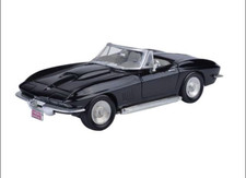 Motormax 1/24 1967 Chevrolet Corvette Cabrio Schwarz