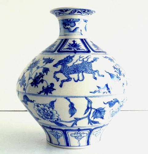 Große handbemalte asiatische