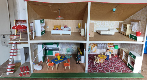 Große puppenstube puppenhaus - große,