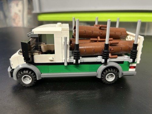 Lego lkw truck mit baumstämme - lego,